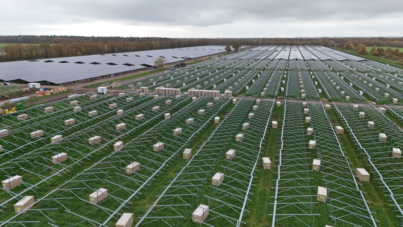 Ground solar farms